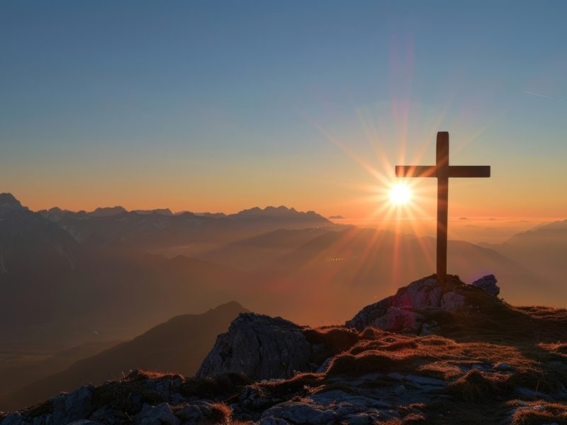 Desiring God Prayer Mountain Cross