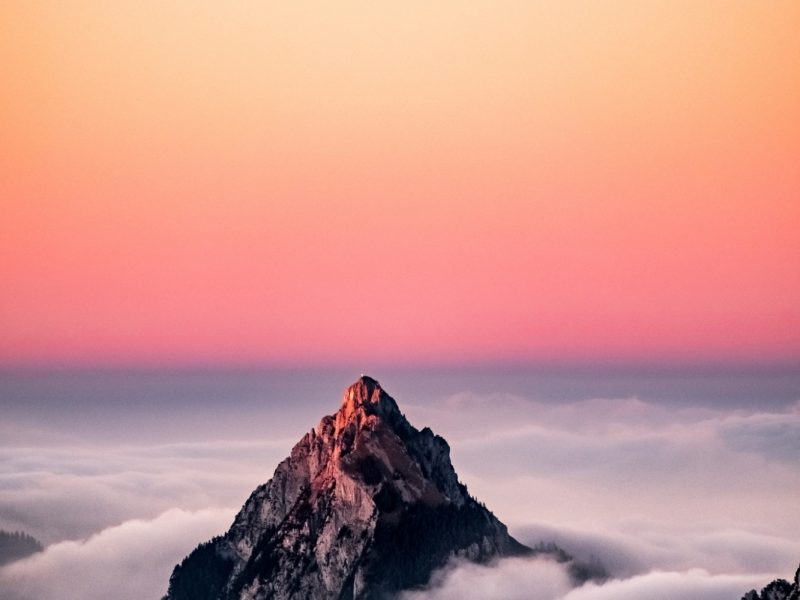 Nature Mountain Summit Landscape